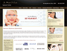 Tablet Screenshot of normanoptometrist.com